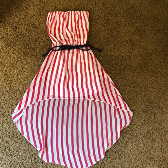 Half Uphalf Down Striped Dress | Poshmark